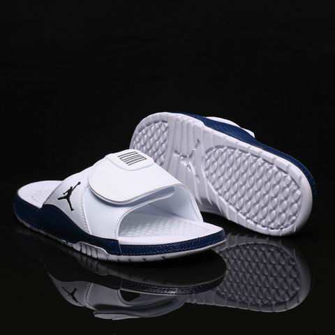Air Jordan Hydro XI Retro Men Women Sandals Slippers White Blue-4